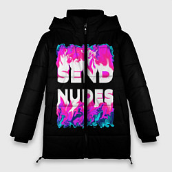 Куртка зимняя женская Send Nudes, цвет: 3D-черный