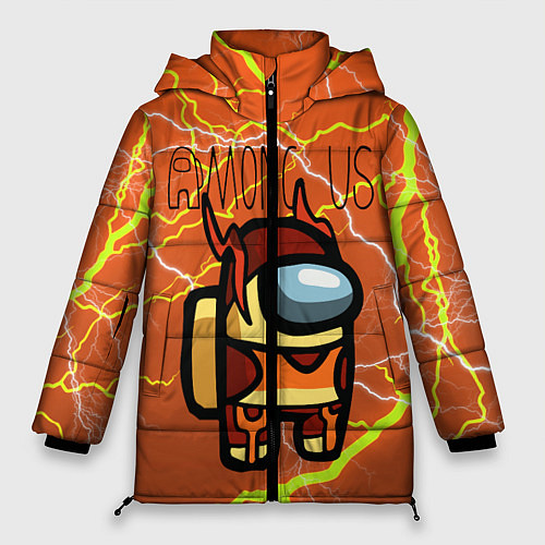 Женская зимняя куртка Among Us Lightning Z / 3D-Светло-серый – фото 1
