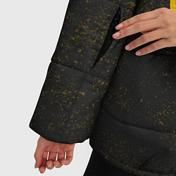 Куртка зимняя женская Наушники Смайл, цвет: 3D-черный — фото 2
