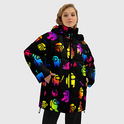Куртка зимняя женская AMONG US, цвет: 3D-светло-серый — фото 2