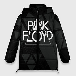 Куртка зимняя женская Pink Floyd, цвет: 3D-черный