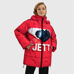 Куртка зимняя женская Jett, цвет: 3D-черный — фото 2