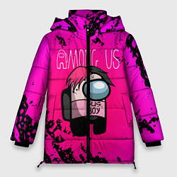Куртка зимняя женская Among Us Sus Boy Z, цвет: 3D-черный