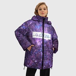 Куртка зимняя женская Сериал Euphoria, цвет: 3D-черный — фото 2