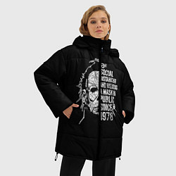 Куртка зимняя женская Michael Myers, цвет: 3D-красный — фото 2