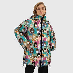 Куртка зимняя женская Масочный Режим, цвет: 3D-черный — фото 2
