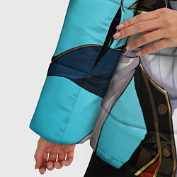 Куртка зимняя женская GENSHIN IMPACT, ДЖИНН, цвет: 3D-красный — фото 2