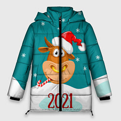 Женская зимняя куртка 2021 Год быка