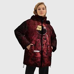 Куртка зимняя женская Among Us, цвет: 3D-черный — фото 2