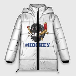 Куртка зимняя женская Хоккей, цвет: 3D-черный