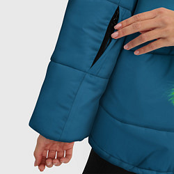 Куртка зимняя женская Гринч, цвет: 3D-светло-серый — фото 2