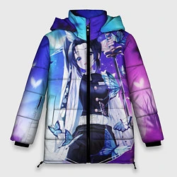 Куртка зимняя женская Шинобу, цвет: 3D-черный