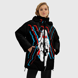 Куртка зимняя женская Любимый во Франксе: XX, цвет: 3D-светло-серый — фото 2