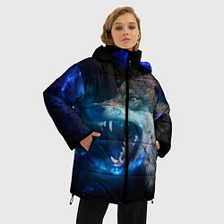 Куртка зимняя женская Волчара Юморит, цвет: 3D-красный — фото 2