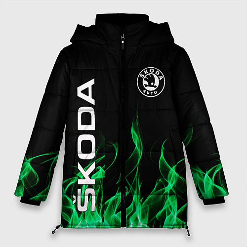 Женская зимняя куртка SKODA / 3D-Светло-серый – фото 1