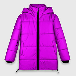Куртка зимняя женская Маджента без рисунка, цвет: 3D-красный