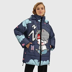 Куртка зимняя женская BTS Sleep, цвет: 3D-черный — фото 2