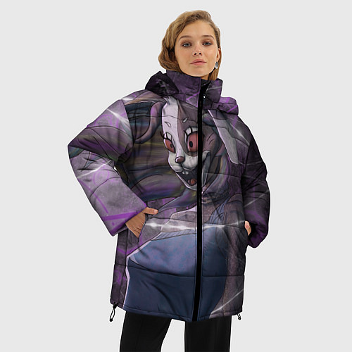 Женская зимняя куртка Венни / 3D-Светло-серый – фото 3
