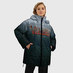 Куртка зимняя женская Valheim, цвет: 3D-черный — фото 2