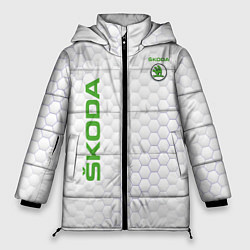 Куртка зимняя женская SKODA, цвет: 3D-черный