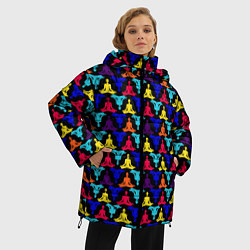 Куртка зимняя женская Йога, цвет: 3D-красный — фото 2