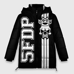 Куртка зимняя женская Five Finger Death Punch 2, цвет: 3D-черный