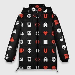 Куртка зимняя женская Любовь смерть и роботы, цвет: 3D-светло-серый
