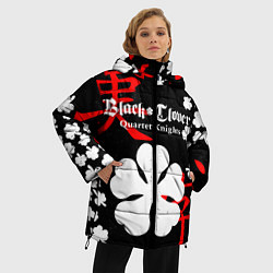Куртка зимняя женская ЧЕРНЫЙ КЛЕВЕР, цвет: 3D-черный — фото 2