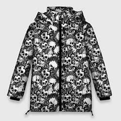 Куртка зимняя женская Punks not Dead, цвет: 3D-светло-серый