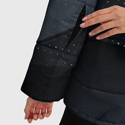 Куртка зимняя женская Волны, цвет: 3D-светло-серый — фото 2