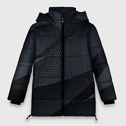 Куртка зимняя женская Волны, цвет: 3D-светло-серый