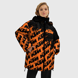 Куртка зимняя женская KTM КТМ, цвет: 3D-черный — фото 2
