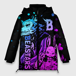Куртка зимняя женская BEASTARS, Легоши и Хару, цвет: 3D-черный