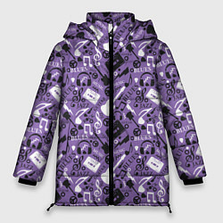 Куртка зимняя женская Музыка, цвет: 3D-черный