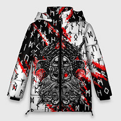 Куртка зимняя женская БОГ ОДИН, цвет: 3D-светло-серый