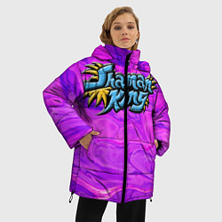 Куртка зимняя женская Шаман Кинг, цвет: 3D-черный — фото 2