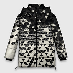 Куртка зимняя женская Абстракция, цвет: 3D-черный