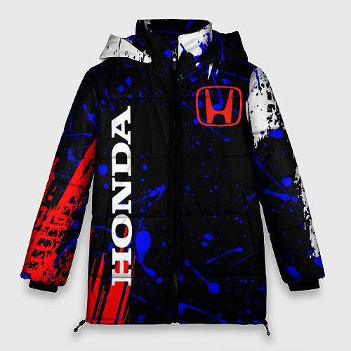 Женская зимняя куртка HONDA / 3D-Светло-серый – фото 1