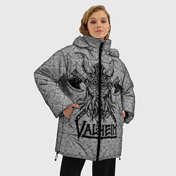 Куртка зимняя женская Valheim Viking dark, цвет: 3D-черный — фото 2