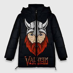 Куртка зимняя женская Valheim викинг, цвет: 3D-черный
