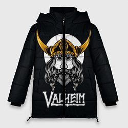 Куртка зимняя женская Valheim Viking, цвет: 3D-черный