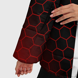 Куртка зимняя женская AUDI RS АУДИ РС МЕТАЛЛ, цвет: 3D-черный — фото 2