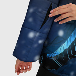 Куртка зимняя женская Поднятие уровня Аниме, цвет: 3D-светло-серый — фото 2