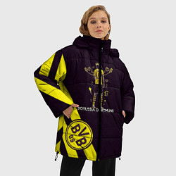 Куртка зимняя женская Холанд Боруссия, цвет: 3D-черный — фото 2