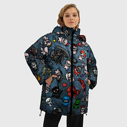 Куртка зимняя женская Узор Исаака, цвет: 3D-светло-серый — фото 2
