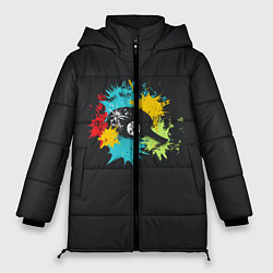 Куртка зимняя женская Пинг-понг, цвет: 3D-черный