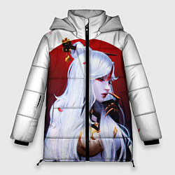 Куртка зимняя женская GENSHIN IMPACT НИН ГУАН, цвет: 3D-черный