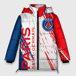 Куртка зимняя женская ФК ПСЖ FC PSG PARIS SG, цвет: 3D-светло-серый
