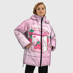 Куртка зимняя женская Клубничное молоко в коробке, цвет: 3D-светло-серый — фото 2