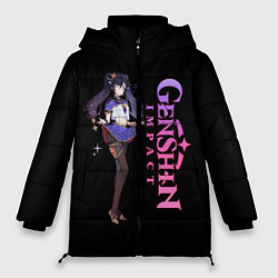 Куртка зимняя женская ГЕНШИН ИМПАКТ, цвет: 3D-черный